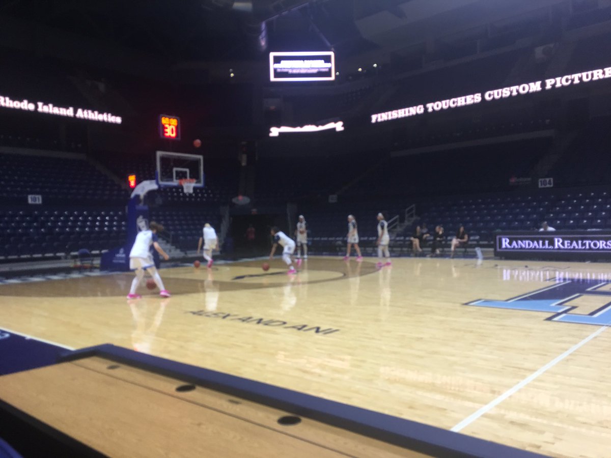 TheStoneFreeman's tweet photo. Last @RhodyWBB game of the season. Catch the call of the game on @RIU2Radio. #URI https://t.co/msXXiwQnB3