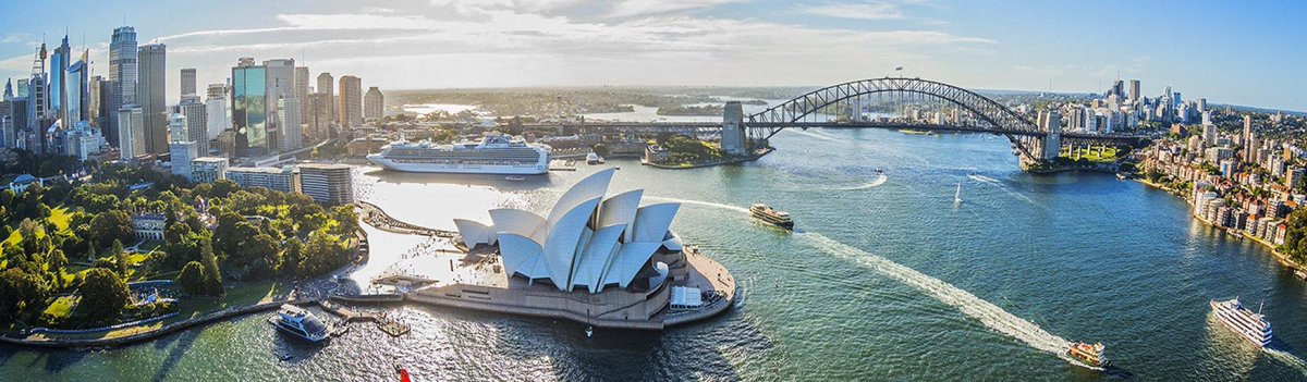 Panorama of Sydney Harbor