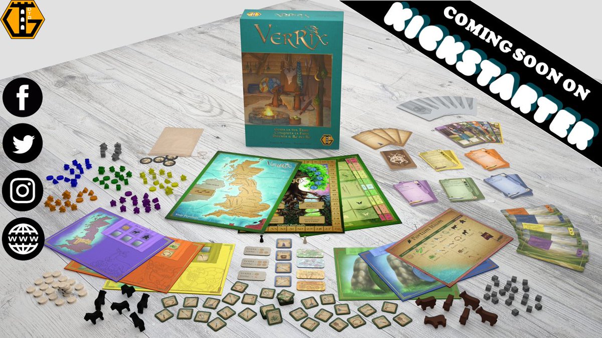 DTG_Publisher's tweet photo. Lead your tribe. Conquer the Fame. Be the King of Kings... be #Verrix 
#dtg #Britannia #Celtic #Bretons #boardgames #KickstarterCampaign #Kickstarter https://t.co/XQBQpNzYMz