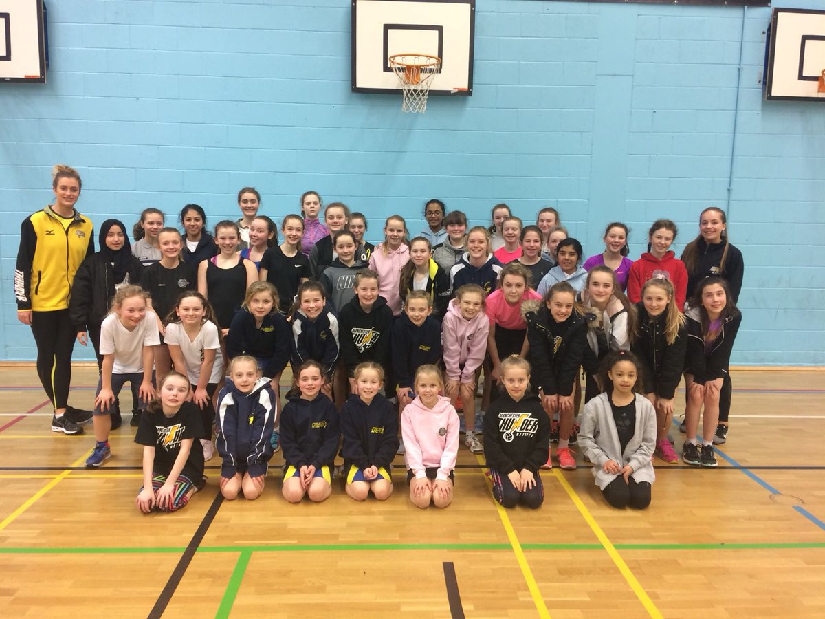 thundernetball's tweet photo. Everyone at #ThunderCamp over the last two days worked hard and learned lots from coach @7abby9 and @beccyhoult97! #Thunderfamily https://t.co/HxMAC6sOdW