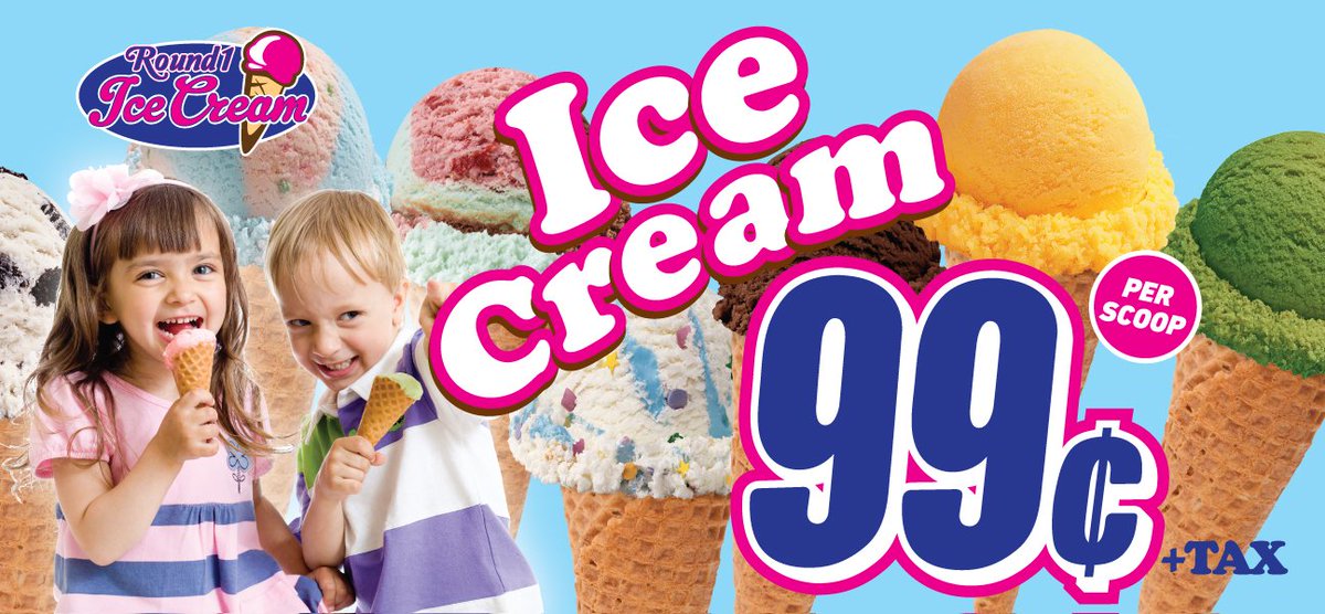 Round1Grapevine's tweet photo. Have you tried our Ice Cream? #Round1 #IceCream https://t.co/gMwQFlnS23