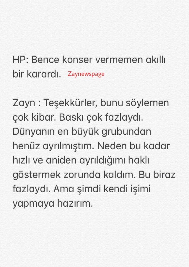 ZaynUpdatesTR's tweet photo. Zayn’in Inter/VIEW Almanya dergisi için verdiği röportajın çevirisi! #part2
#InterviewGermany 🇩🇪 https://t.co/l2UEkTU6Xn