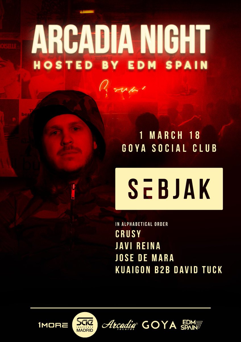 SORTEO 🎁

Gana una entrada doble para la #ArcadiaNight 3.0 y 3 de los mejores productos @1MORE_ES 🎧

- RT este Tweet 🔁
- Sigue a @1MORE_ES 👍

¡Mucha suerte a todos!