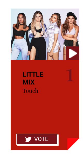 lightningmixers's tweet photo. @LittleMix Currently at #1!!! We can do this🙌🏼❤️ https://t.co/zBmUjL2iN5