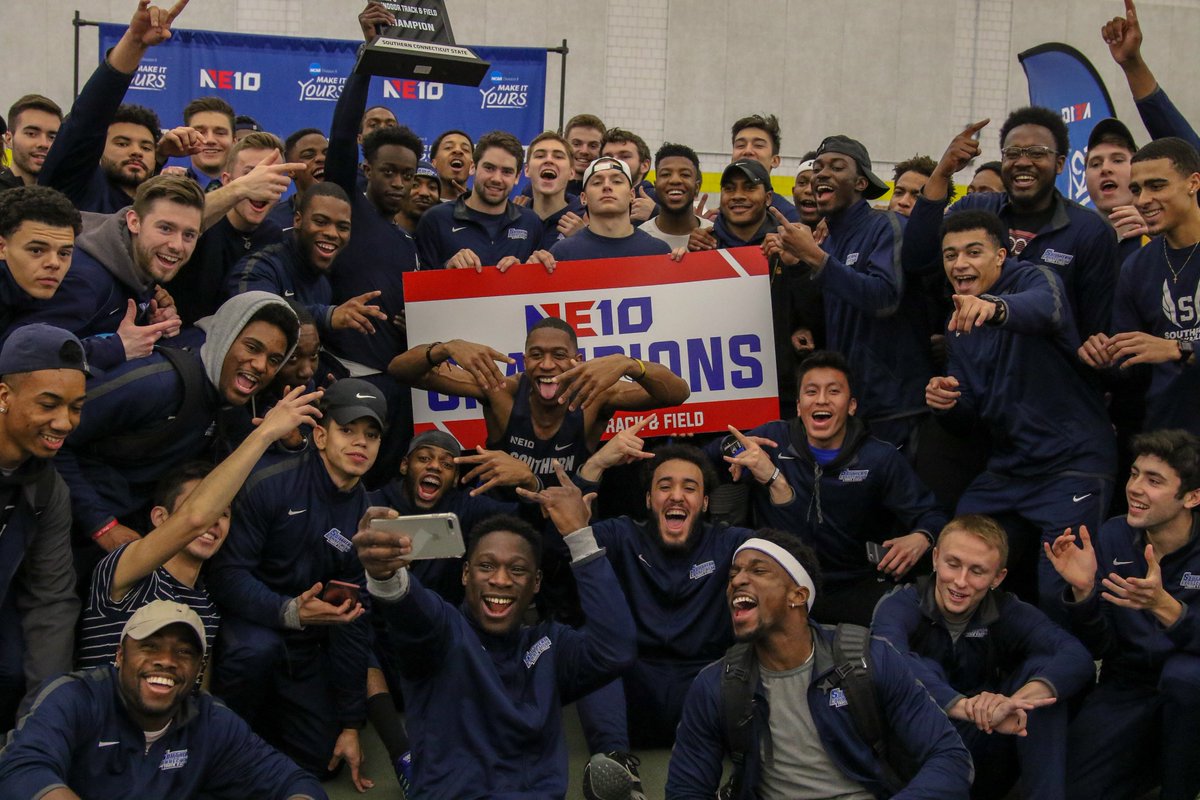 Congrats again to our @SCSUTF squads after a stellar weekend at the NE10 Championships! @SCSUtweet