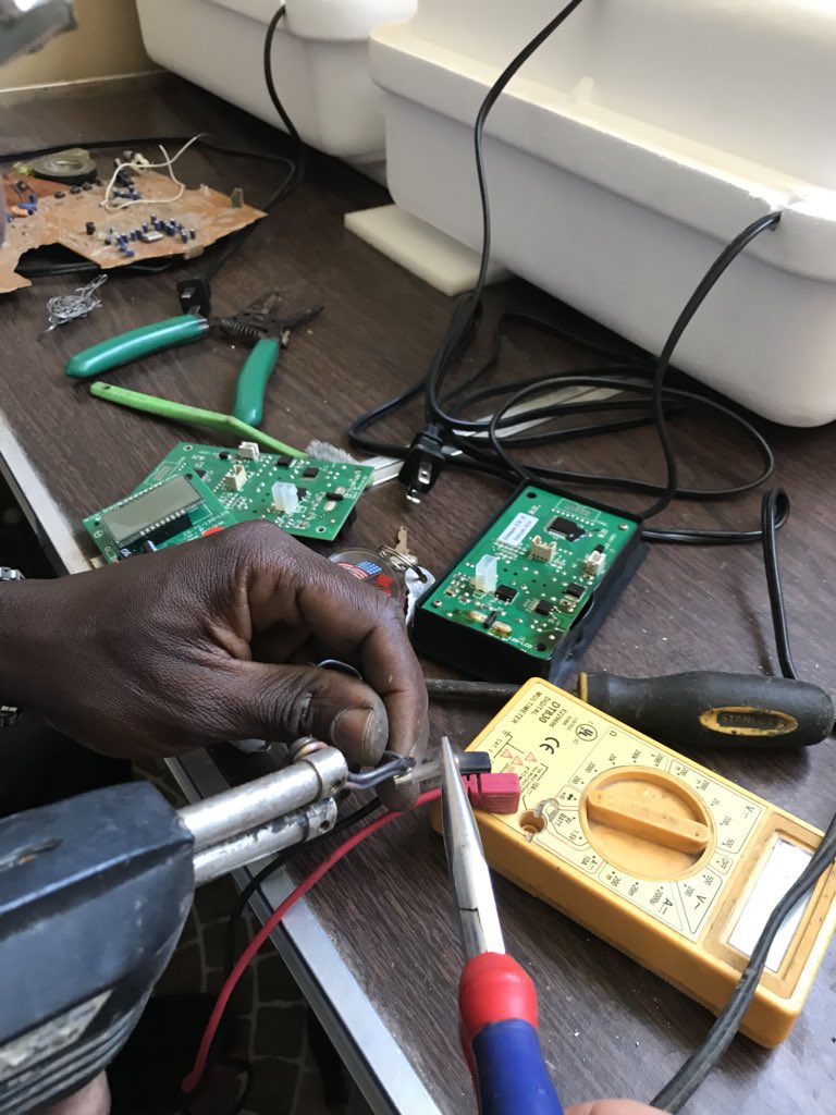 roostnroot's tweet photo. What do you do if you’re @NativeEgg and your incubator quits working in Haiti? Go shopping for parts and hire the repairman of course. $13 later back in business. https://t.co/nA6lyGyg78