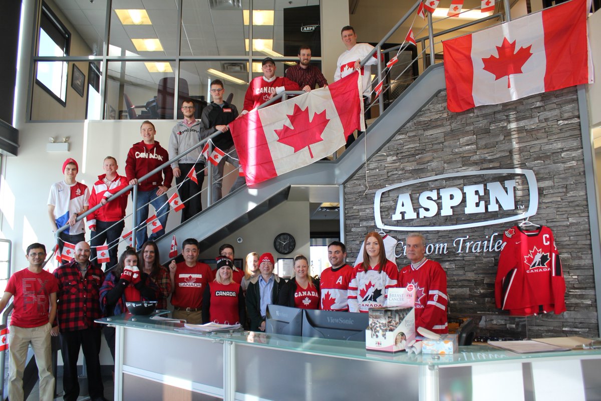 aspentrailers's tweet photo. Go Team Canada! #olympics2018 #aspentrailers #haulmore https://t.co/eFcVwiWb3x