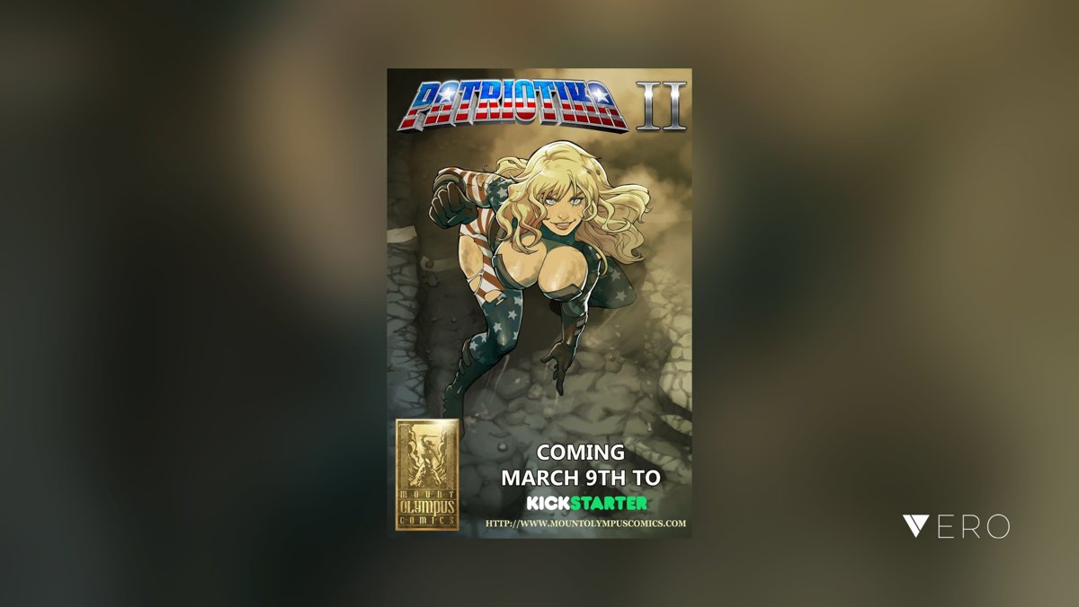 RonZabala7's tweet photo. Our Patriotika 2 Kickstarter arrives March 9th! @VeroTrueSocial https://t.co/cNXXAdrhIu