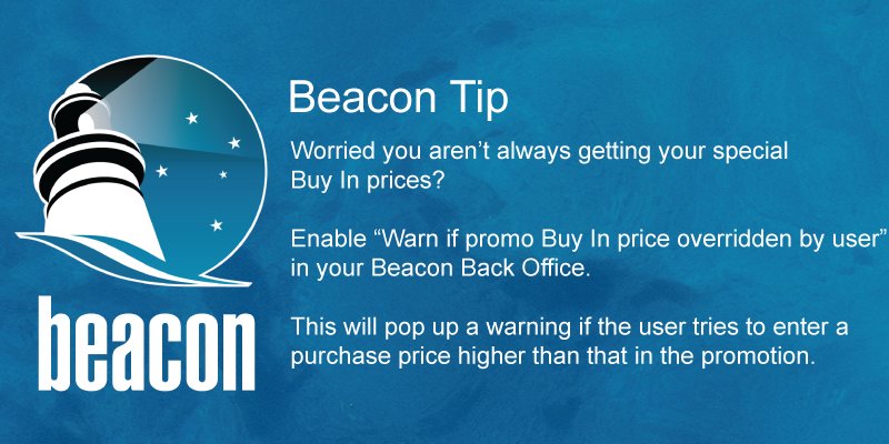 BeaconPOS's tweet photo. Take a look at our lasted blog to make the most of your special Buy In pricing with Beacon.
https://t.co/yjPBViUqwy
#Promo #buyin #suppliers https://t.co/k3HkLzlmUK