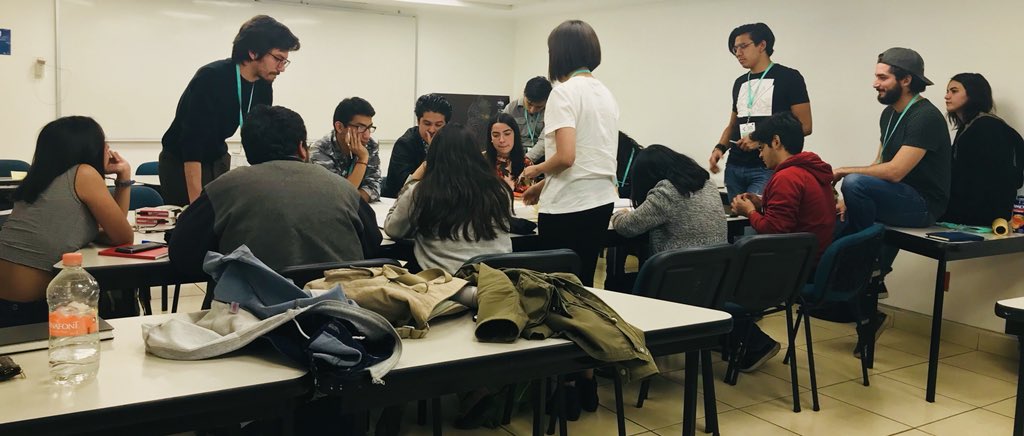 GMatouskova's tweet photo. We were all impressed by the ideas presented by @LaSalleUniv architecture students who will pitch their ideas tomorrow! #urbandesign #socvalue #socent @mxbritish @NewtonFund. Wonderful to see @HOPE4TC #gratitudewall concept integrated into the designs https://t.co/IL3aIZodLH