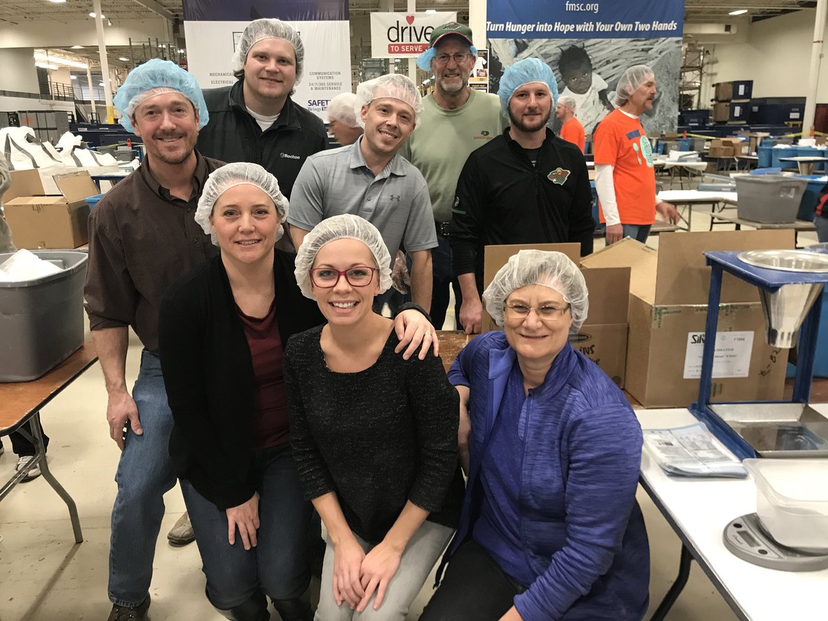 RochonGC's tweet photo. We are so thrilled to have participated in the Fed My Starving Children (FMSC) mobile packing event today.  Thank you to all of the FMSC volunteers and Egan Company for hosting this event. @RochonCorp @RochonGC_Sarah @timhansen1212 @Jim38283514 @EganCompany @arwa54471786 https://t.co/gYf10sedg7