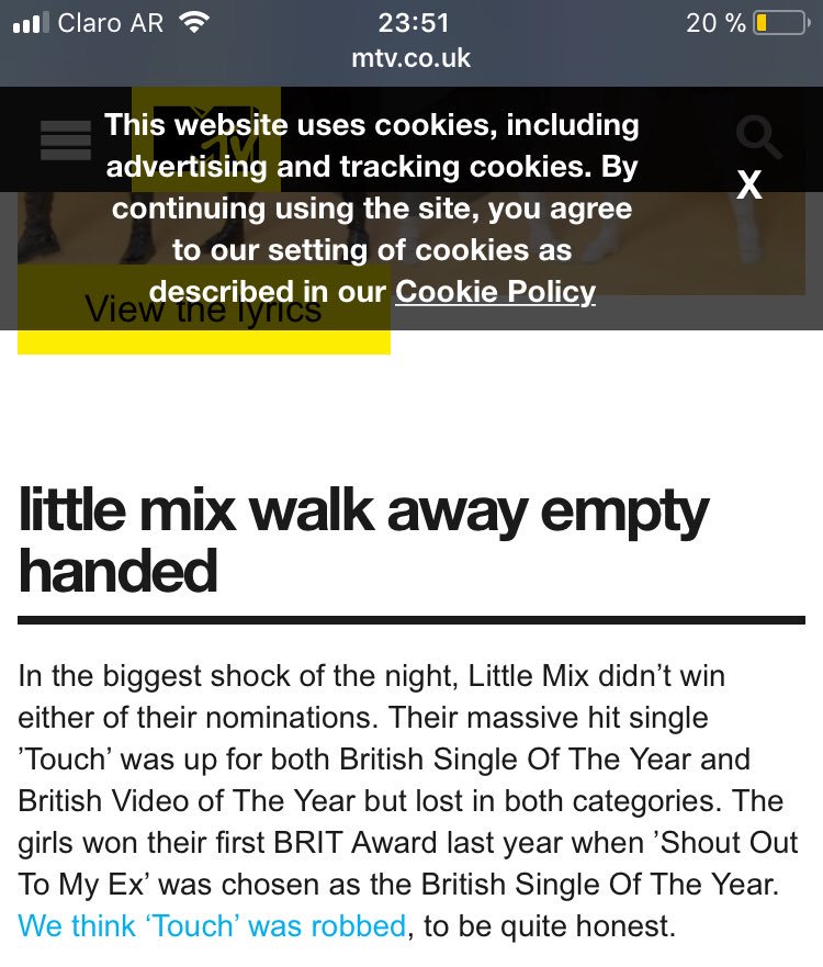 Same @MTVUK , same.
@BRITs @LittleMix 
#BRITs2018 #BRITVOTELITTLEMIX #BRITsAreRigged