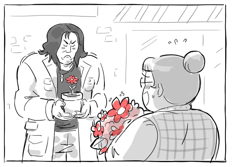 canoodlebrain's tweet photo. A little late but, here's a Valentine's Day themed comic 💐💐💐💐💐💐💐 https://t.co/TvxCUVtQ54