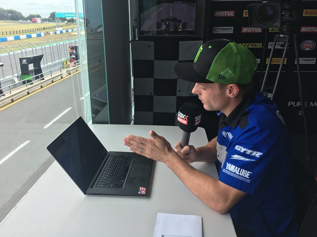 PataMaxusYamaha's tweet photo. Check out our #Instagram Stories for todayโs behind the scenes shots at ๐ https://t.co/NGfy3kG8kE ๐
#YamahaRacing #WeR1 #RevsYourHeart #AUSWorldSBK #AroundWorldSBK https://t.co/ARz3HjyJII
