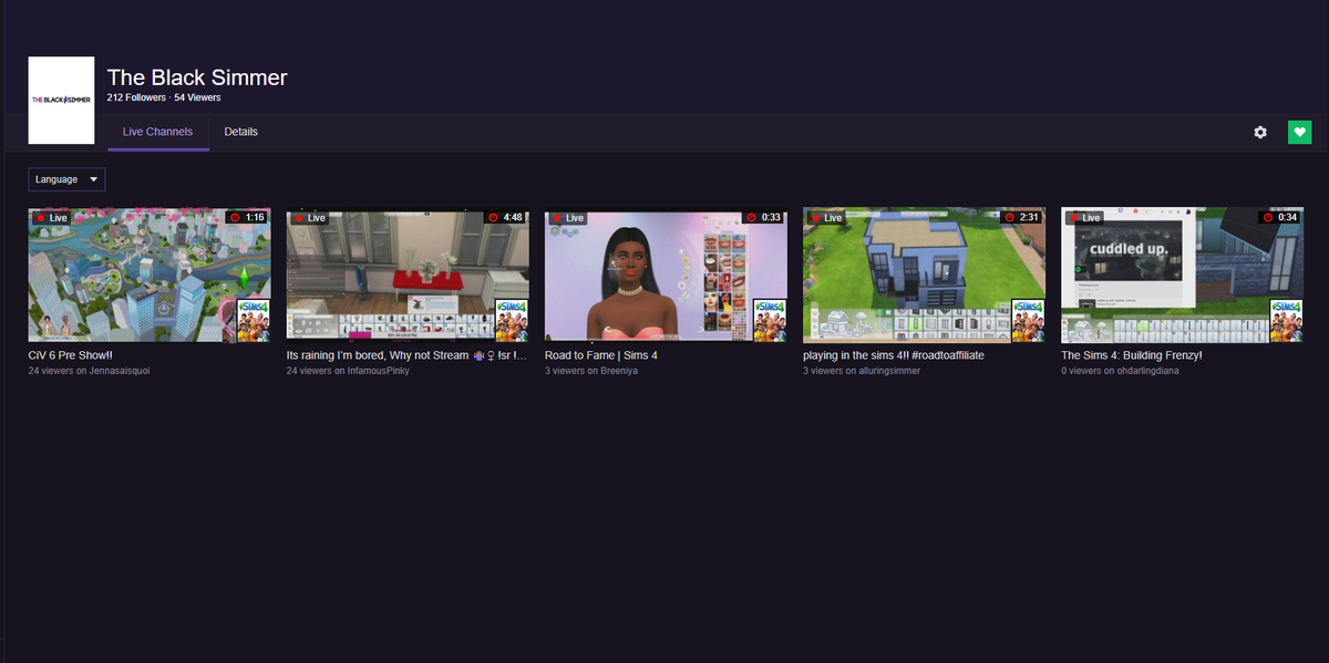 Check out The Black Simmer Community on Twitch! twitch.tv/communities/th…
