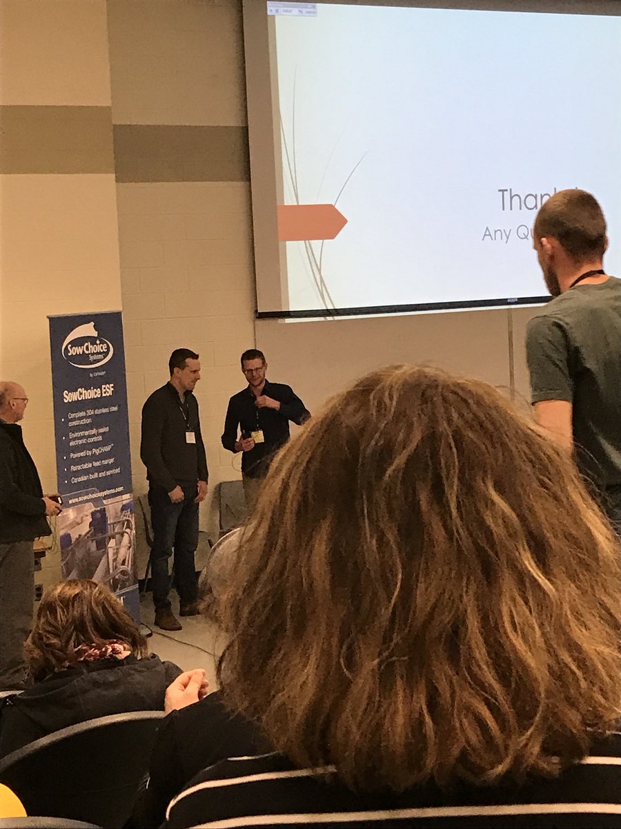 SRJBoshell's tweet image. I always particularly enjoy producer profiles at any pork industry conference or meeting. Another great profile from @droelands today at the South Western Ontario Pork Conference. Many take home messages.