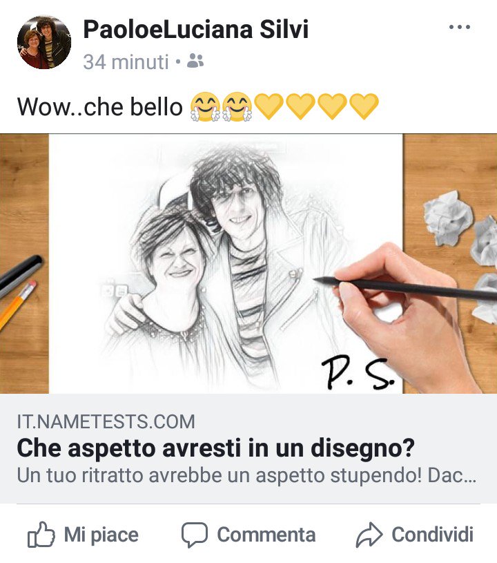 Luciana131263's tweet photo. Da Facebook..ho fatto il test..di nametest..un gioco di Fb..ihihih
#ridichetipassa
#testfacebook
#facebook
#Nametests
#ErmalMeta https://t.co/JefFHwikgz