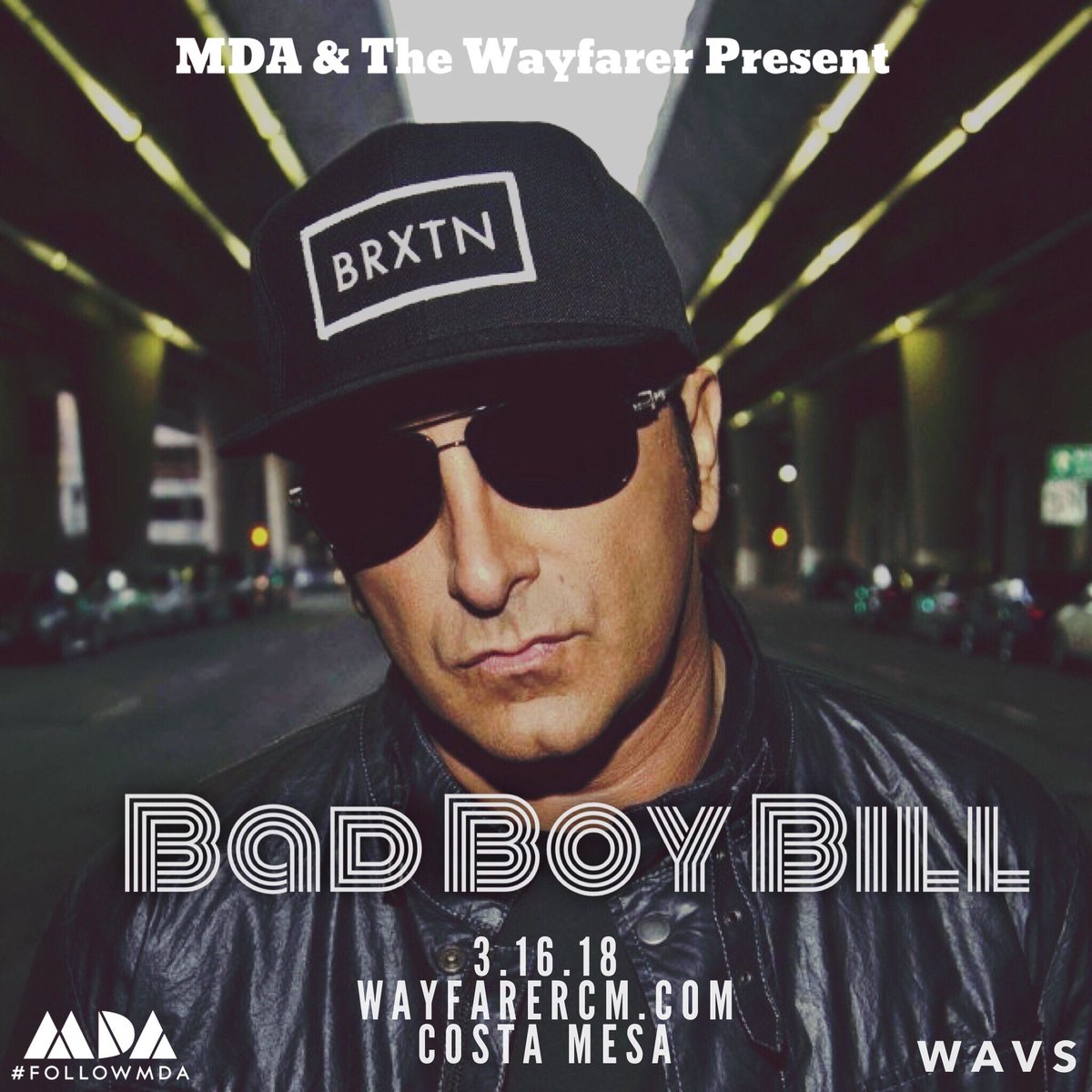 djbadboybill's tweet photo. Costa Mesa! I’m coming for you Friday March 16th to @WayfarerCM. Tix: https://t.co/EKB4ISWtVd #RespectTheTechnique #HouseMusic #CostaMesa #OrangeCounty #California https://t.co/MCPwdzF7ci