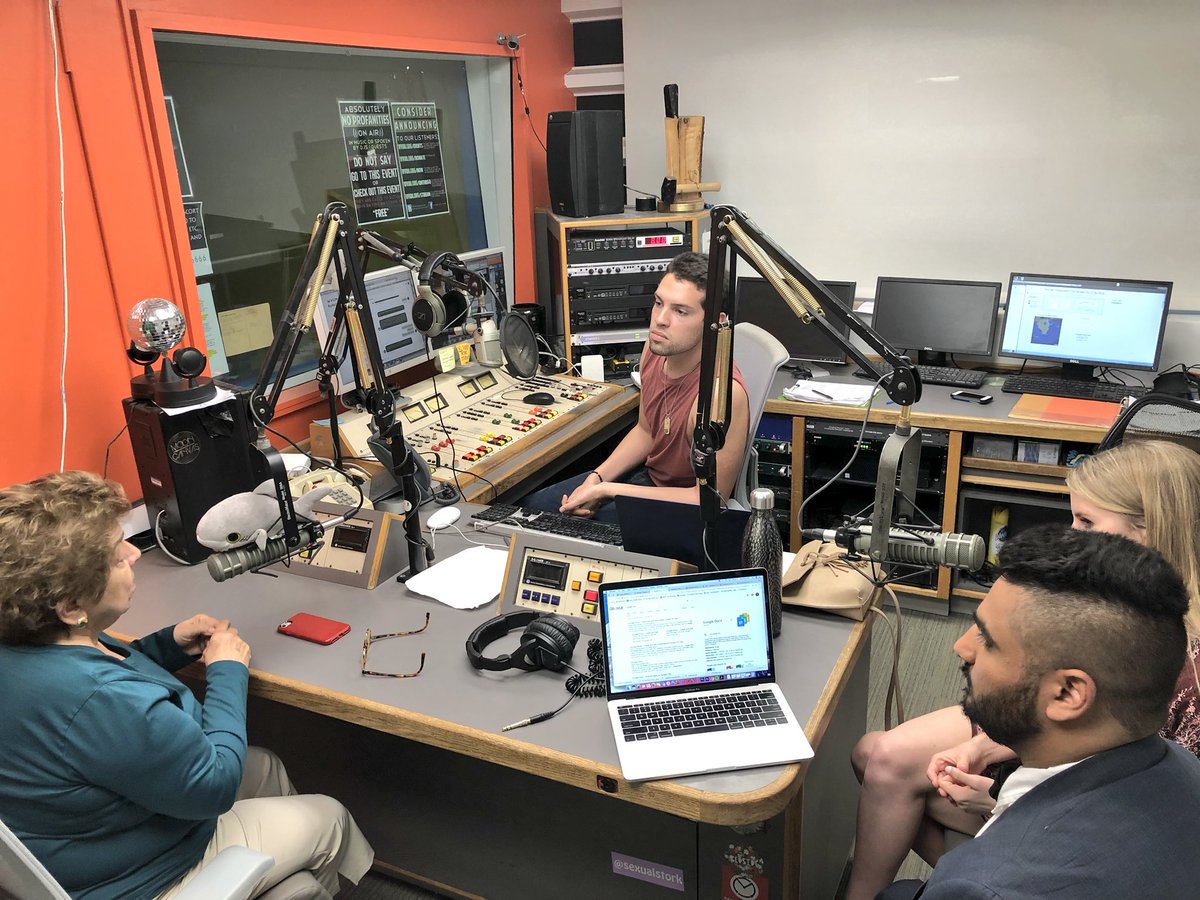 wvum905's tweet photo. We are so lucky to have the distinguished @DonnaShalala here in the studio with us today! Tune in to #TalkingTaboo happening RIGHT NOW! https://t.co/7FoUc7E8ML