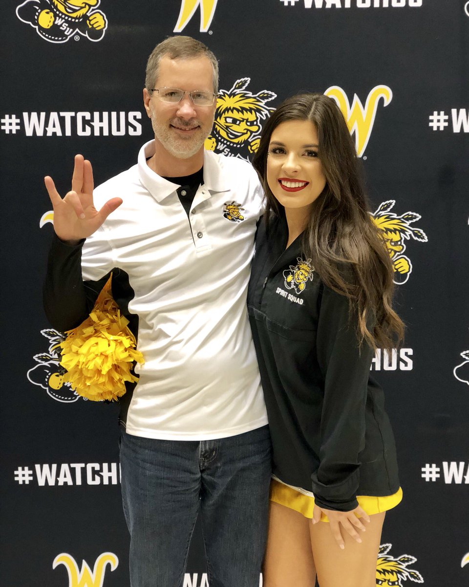 We got spirit! (Part 2 w/ <a href="/KateStybr/">Kate Stybr</a>) #watchus #goshockers
