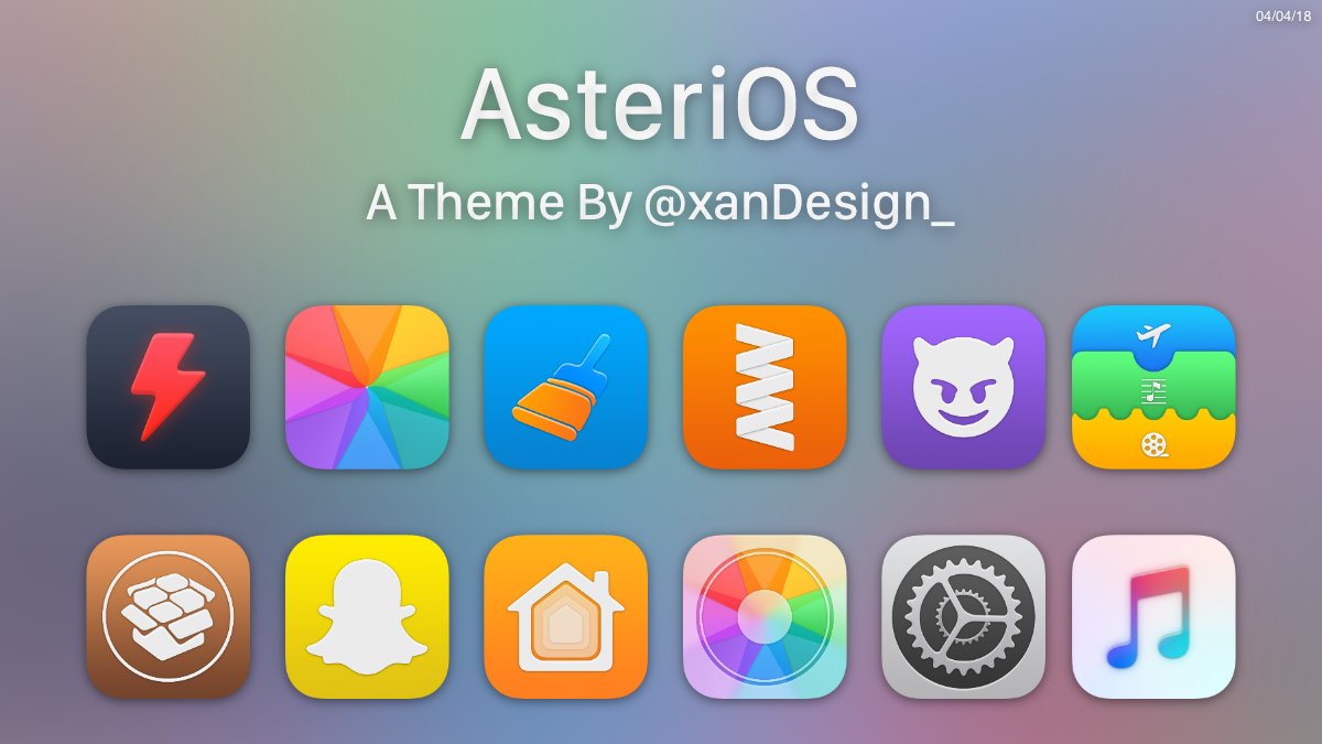 xerusdesign's tweet image. AsteriOS is coming.