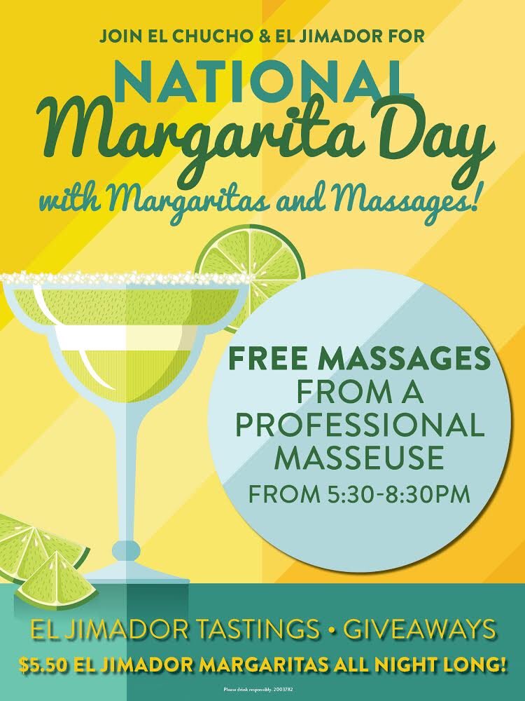 We’re just going to say that our #NationalMargaritaDay is going to be LIT. Tequila + a massage...what more could you ask for for an end of the week pampering? #hellyeah