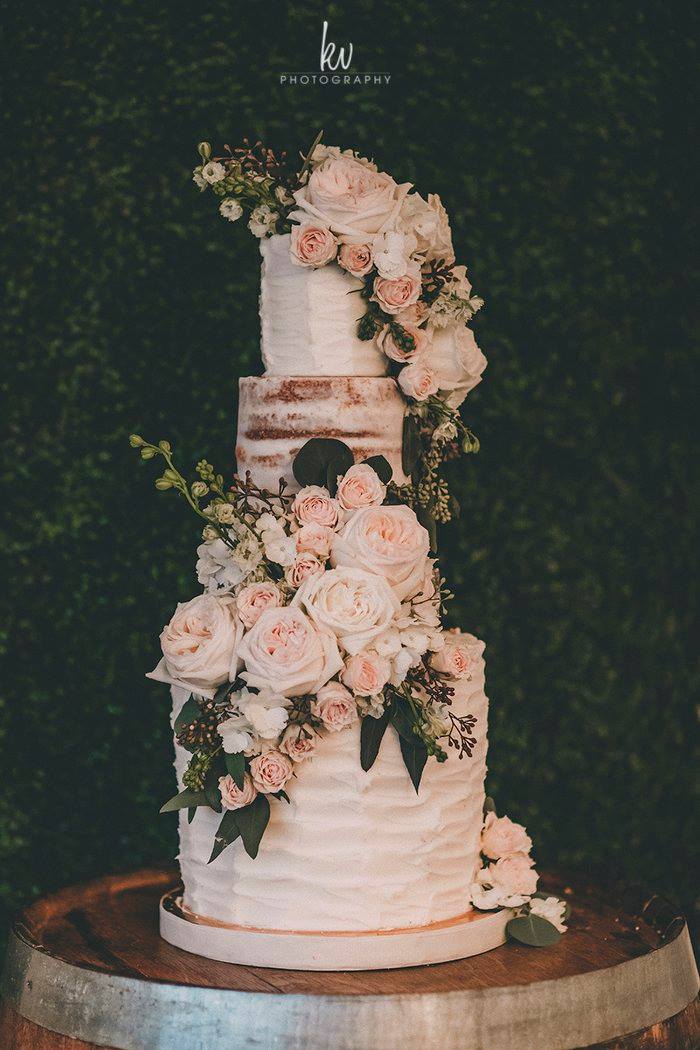 PartyFlavors's tweet photo. In honor of this week's #weddingcakewednesday, we chose to display this beautiful and elegant flower-accented wedding cake we were able to make for Callie and Brendons' wedding! Come talk to us about getting your dream cake. https://t.co/oV0kAuR0qe