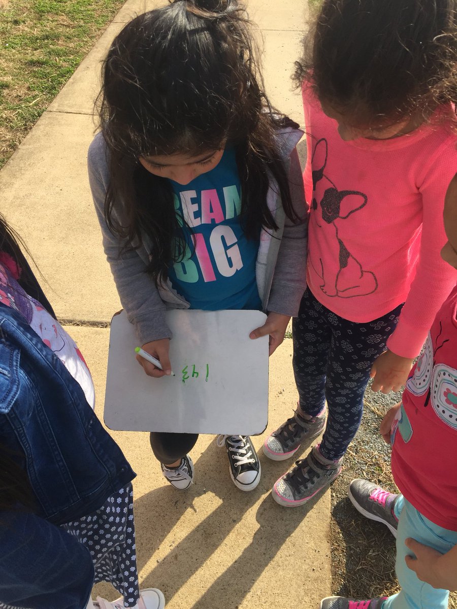 MsDavisMath17's tweet image. We took advantage of the wonderful weather to get outside for some math movement today! We timed ourselves doing different activities and shared strategies for determining if the number of second each activity took was even or odd.