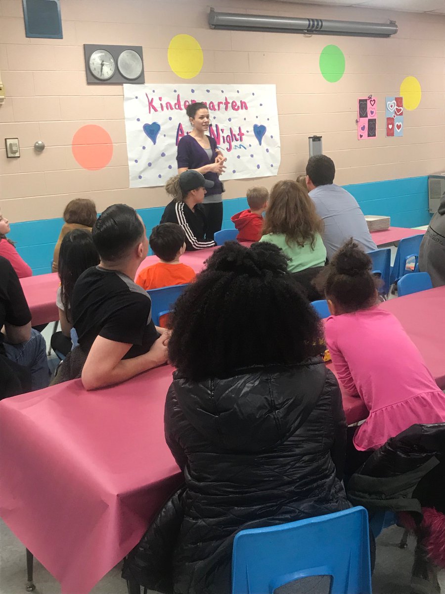 Thanks Mrs. Gladieux for a great kindergarten family art night.