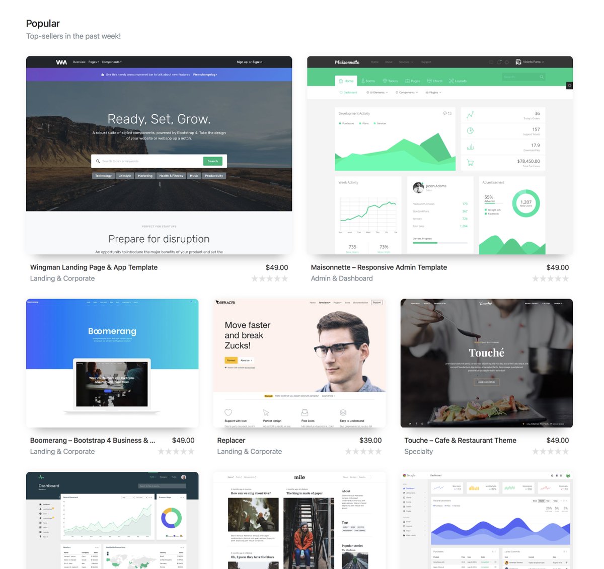 Say 👋 to the new Bootstrap Themes! 10 beautiful themes from creators around the world and a new platform to sell your themes. themes.getbootstrap.com