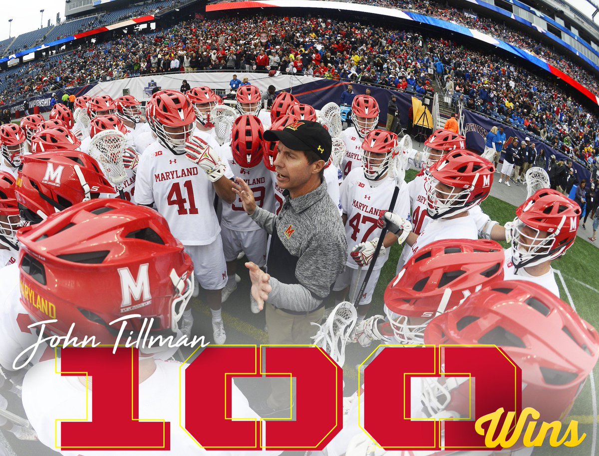 TerpsMLax's tweet image. FINAL: #3 Maryland 13, #17 Penn 6

Congrats to Coach Tillman on reaching 100 career wins at Maryland - the fastest coach in Maryland history to achieve the feat!

#BeTheBest