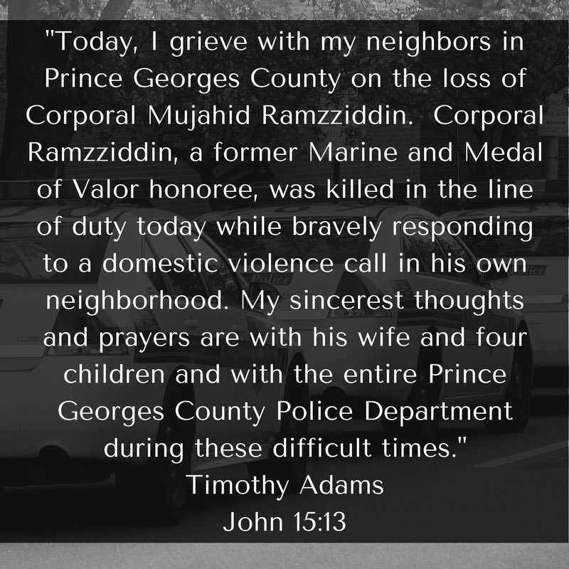 vote_timadams's tweet photo. Sending my prayers and condolences to @PGPDNews https://t.co/NCMUzeMMnV