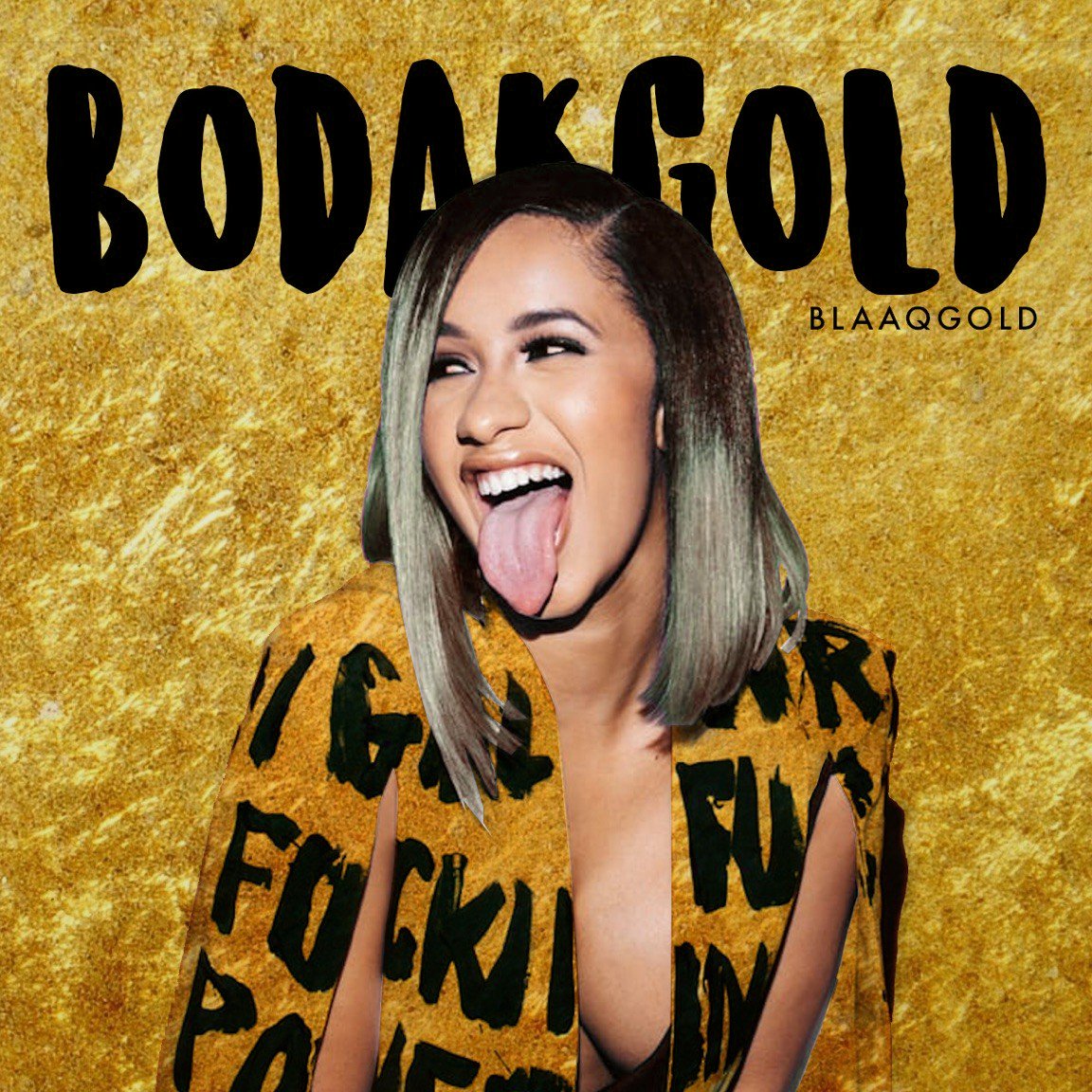 BlaaqGold's tweet photo. Cardi B x BlaaqGold "BODAK GOLD"
2-23-17
Artwork by @Scolla313 
#VIBEHAUS https://t.co/zDbJXkm5nL