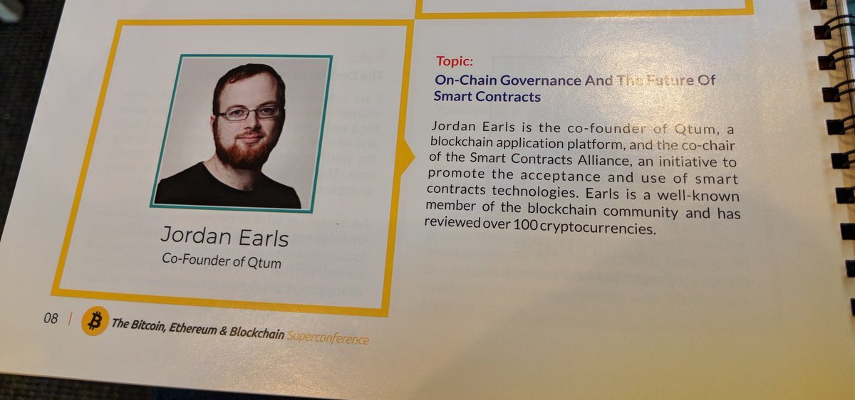 QtumEspanol's tweet photo. Ven a ver @earlzdotnet hablar sobre "Gobernanza en blockchain y el futuro de los contratos inteligentes" en la #BitcoinSuperConference en Texas
#Governance #SmartContracts #Blockchain https://t.co/xNfLVM4Es4