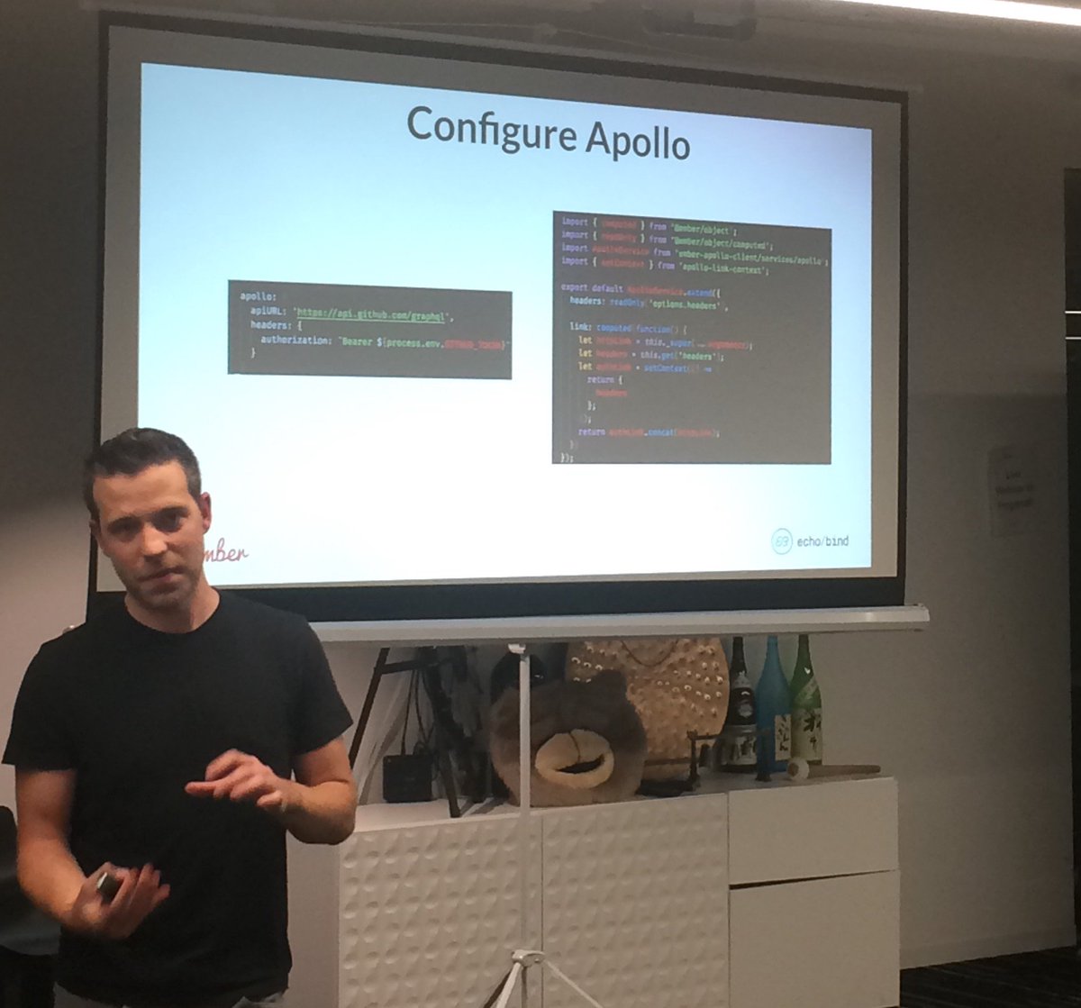 Chris Ball <a href="/cball_/">Chris Ball</a>  of <a href="/echobind/">Echobind</a> shows how to use <a href="/GraphQL/">GraphQL</a> in #emberjs and other apps