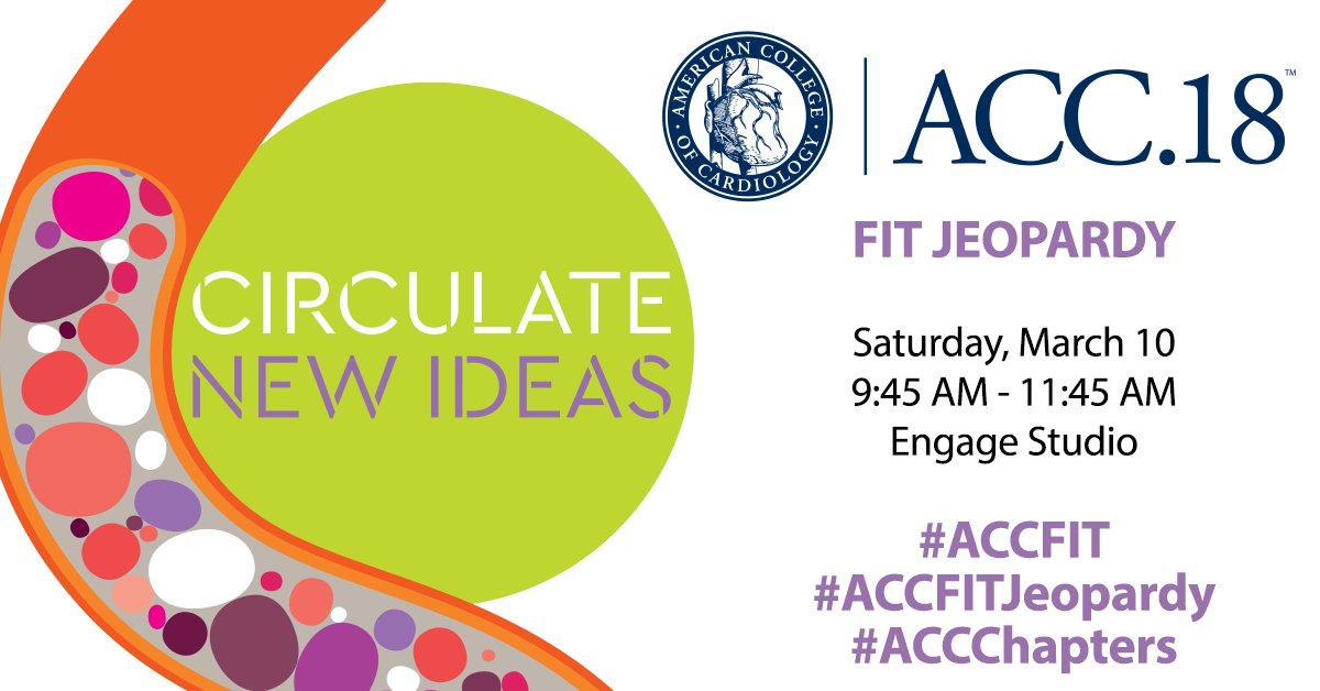 Will Florida take down NY, CT, Mass?
Who will prevail between Ohio, Penn, West Virginia, Maryland?
Can the Texas juggernauts take on TN, Indiana and VA?
Is it California's turn against Colorado, Missouri and Kansas?
Find out at #ACC18 #ACCFITJeopardy 
ow.ly/JPaL30ixG4G