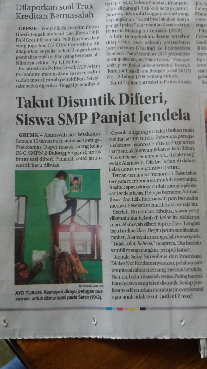 PonkesdesJatim1's tweet photo. Berkat kreativitas #perawat2 @PonkesdesJatim1 capaian ORIDypteri 90%-100% di Wilayah2 yg ada #ponkesdes nya.
Ponkesdes sllu berkarya Demi suksesnya program Negara @jokowi @NilaMoeloek @KemenkesRI @blogdokter 
Saatnya #SahkanRevisiUUASN untuk qt. https://t.co/A7Cs2hjThu