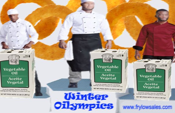 Changing The Fry oil is not an Olympic sport ... nor does it have to be. Double your fryer oil life with Frylow at frylowsales.com  Gotta love them rings