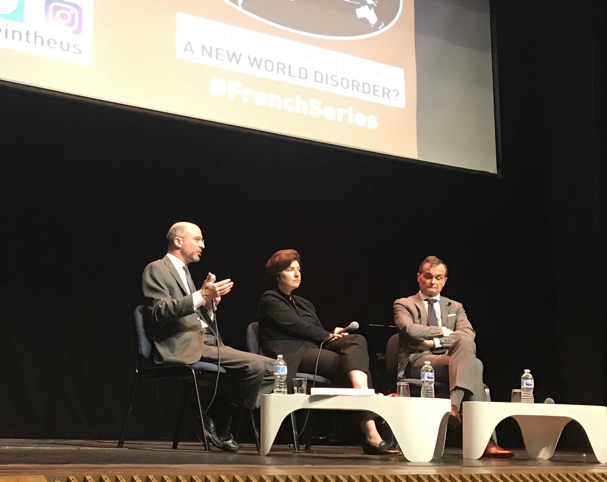 “There is no doubt the American people are tired of the notion that we get sucked into conflicts that serve neither US interests nor those of people we’re trying to help. The answer isn’t to ignore the world, but to engage differently.”-@Rob_Malley #FrenchSeries