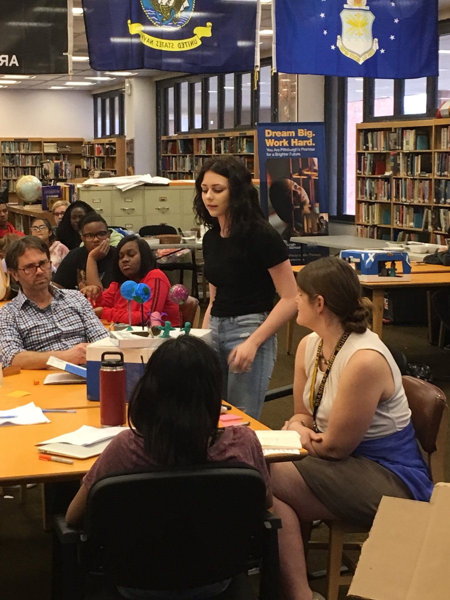 It was such an inspiring day at #Brashear High School learning from and with students. These @PPSnews kids are the inspirational leaders of tomorrow. TY for helping us think about maker centered learning and curiosity in new ways. @remakelearning @AgencybyDesign