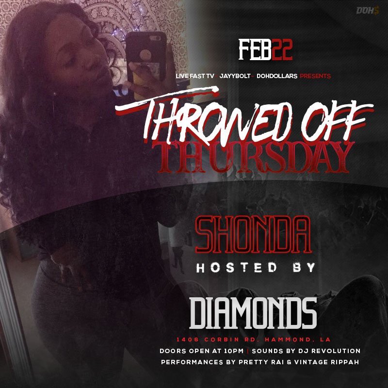 Shondaaa_'s tweet photo. #ThrowedOffThursday 
#ThrowedOffThursday 
#ThrowedOffThursday 
#ThrowedOffThursday 

Yk It’s 🆙🆙🆙 Hammond, La 📍 https://t.co/5aFN2OVFLO
