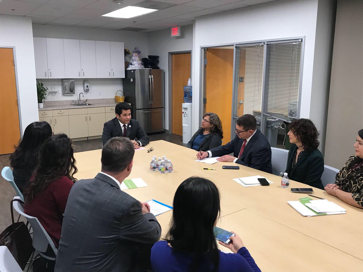 RepJimmyGomez's tweet photo. Thank you to @EssnAccessHlth for facilitating our @Eisner_Health tour in #DTLA! Decisions made in Washington have a real-world impact on families in #LA. Congress must continue funding Title X that help finance clinics like this one so families can thrive. #TitleXWorks https://t.co/Ecbr3CSQs2