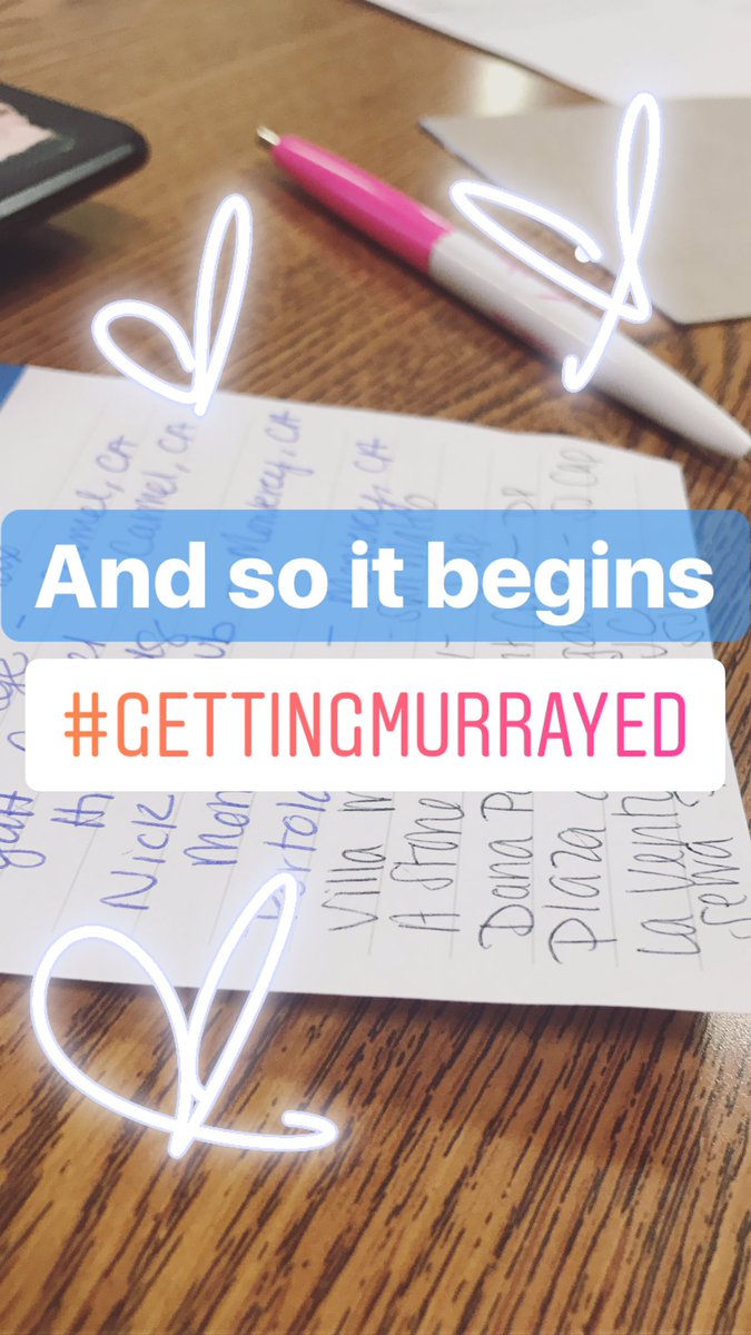 TayyDel's tweet photo. When you have no-show meetings, you plan your own #gettingmurrayed #punsonpuns https://t.co/Ivi26fitah