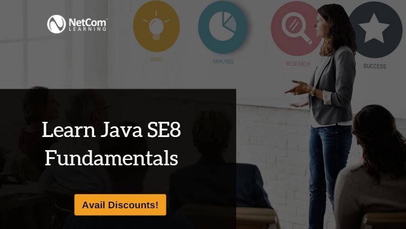 NetComLearning's tweet image. #JavaSE8 is a computing platform for development and deployment of portable code for desktop and server environments. With the #Java Standard Edition8 #SE8 you can also develop applets. Learn Java SE8 at discounted prices. bit.ly/2og5lGy