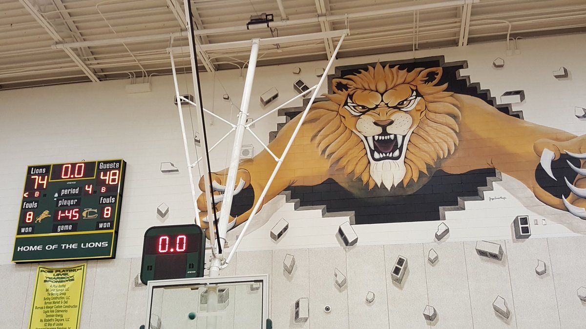 TheCVSports's tweet photo. Louisa Lions boys basketball scores 74-48 win over Midlothian Trojans in the Region 4B quarterfinals. They will play Hugenot High School in the semifinals on Friday at 7 pm. Location of the game is TBD. https://t.co/sUQOVo7zeq