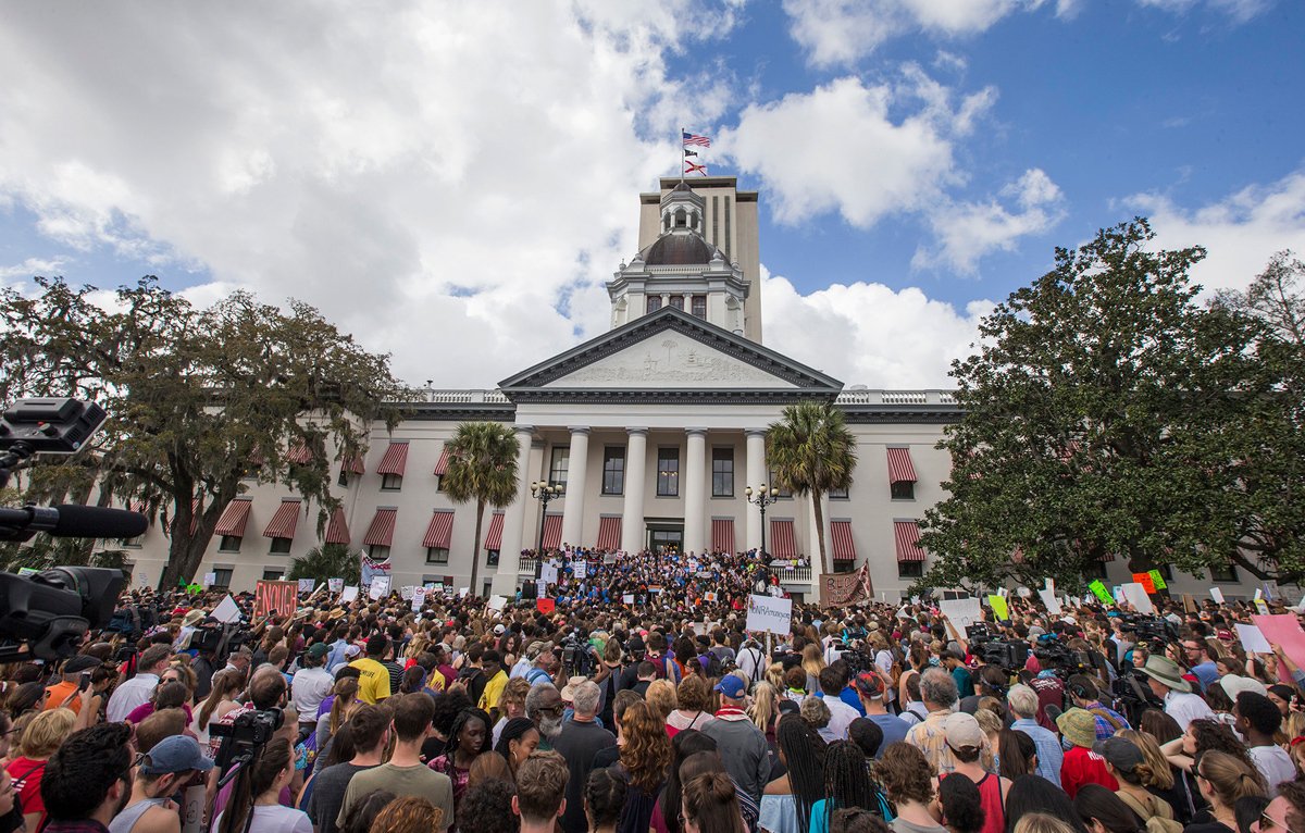 TheAtlantic's tweet photo. Photos from student walkouts and rallies for gun control, from Parkland survivors and elsewhere, from @theatlphoto: https://t.co/8p8TgzevXH https://t.co/mtrmd3BmES
