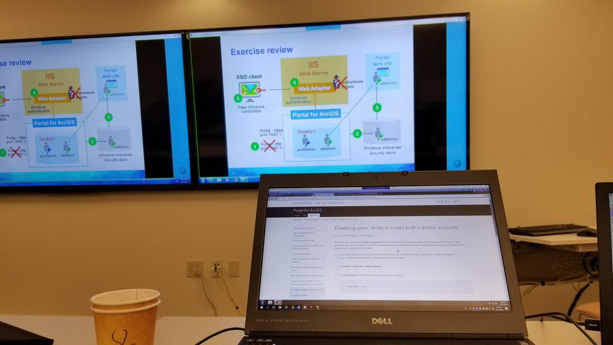 wibralo's tweet image. Getting my @EsriTraining on in Olympia #PortalForArcGIS #GeoGeek