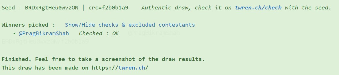 Winner of the M4A1-S Decimator FT is @PragBikramShah. Congratulations, DM us your steam 64id within 24 hours to receive your prize!