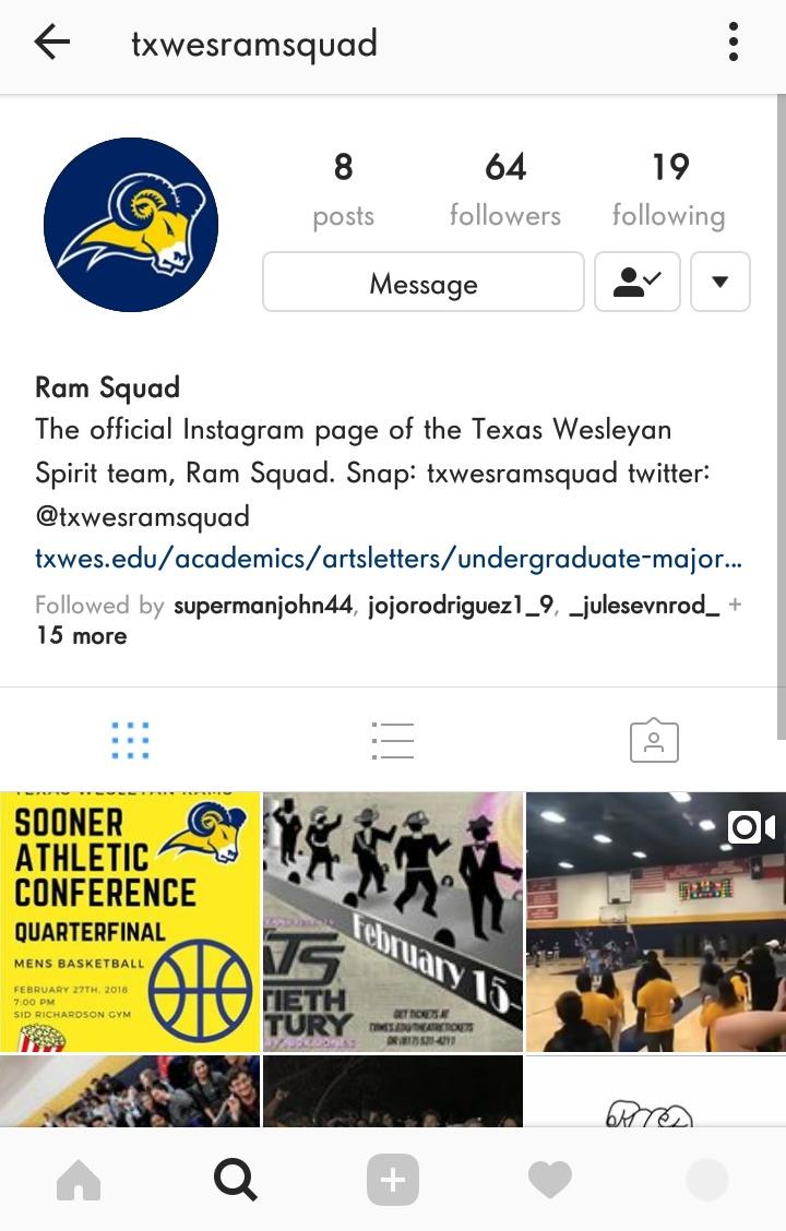 txwesramsquad's tweet photo. Wanna keep up to date on all things RAM SQUAD? Make sure to follow us on our other social media accounts too! 🐑 https://t.co/EEi9qkCwrc