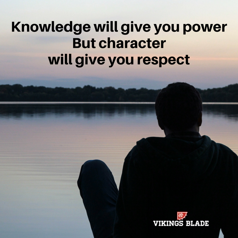 VikingsBlade's tweet photo. Character is the most important thing. #people #character #whatreallymatters https://t.co/p1JW9zJzSf